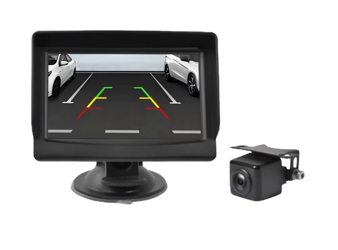 Kit AHD de Cámara y Monitor de Reversa 4.3"