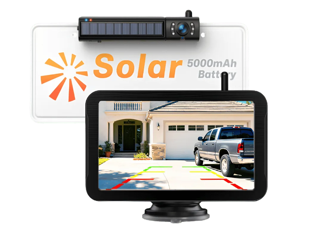 Kit Inalámbrico Solar de Reversa 5"